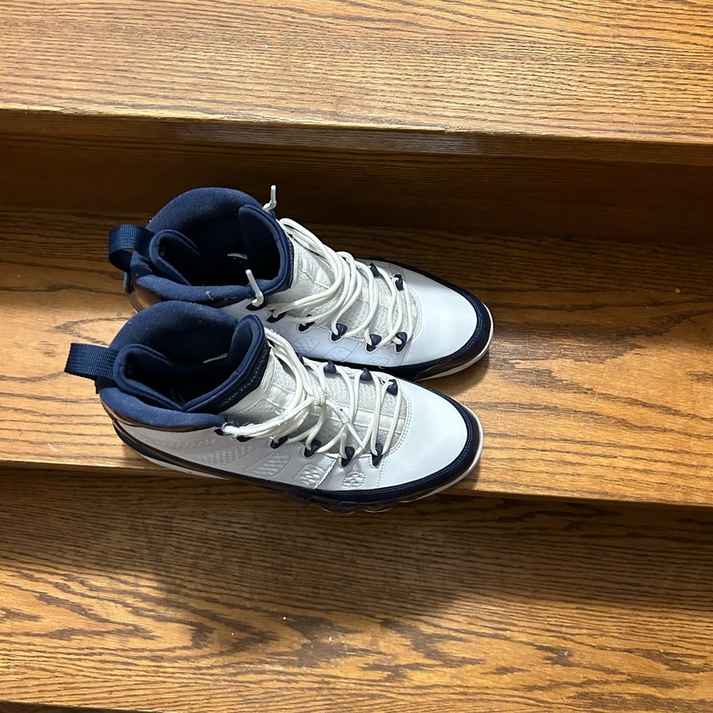 Air Jordan North Carolina Blue & white 9’s